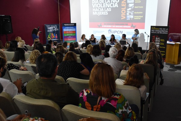 UPCNBA organizó una jornada en el marco del Día Internacional de la Eliminación de la Violencia contra la Mujer