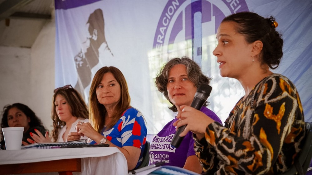 UPCNBA participó de una jornada organizada por la CGT Regional Oeste  sobre "Feminismo con Justicia Social"