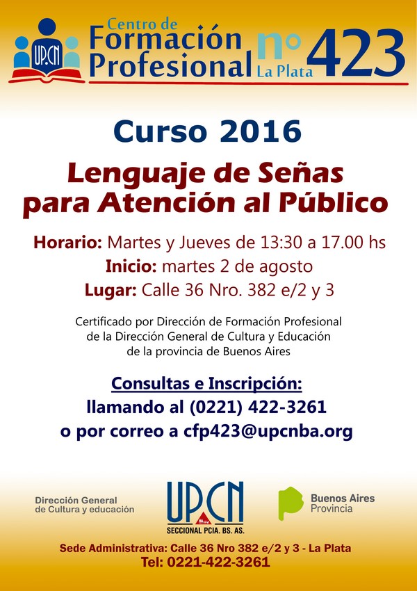 Inscriben a curso de Lenguajes de señas para atención al público