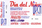 Entrega de entradas para Festival del Día del Niño