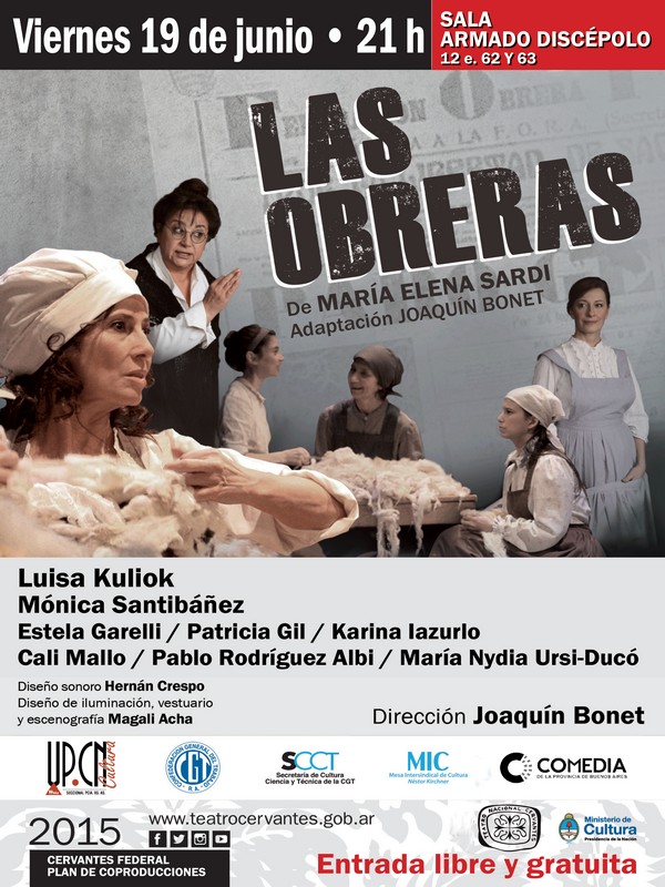 Presentación de la obra teatral “Las Obreras”, con auspicio de UPCN