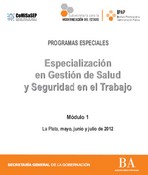 Inscripción en Especialización en Gestión de Salud y Seguridad en el Trabajo