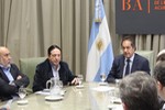 Quintana se reunió con Scioli para trabajar en la rejerarquización del empleo público