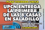 UPCN entregará la primera de las 8 casas en Saladillo