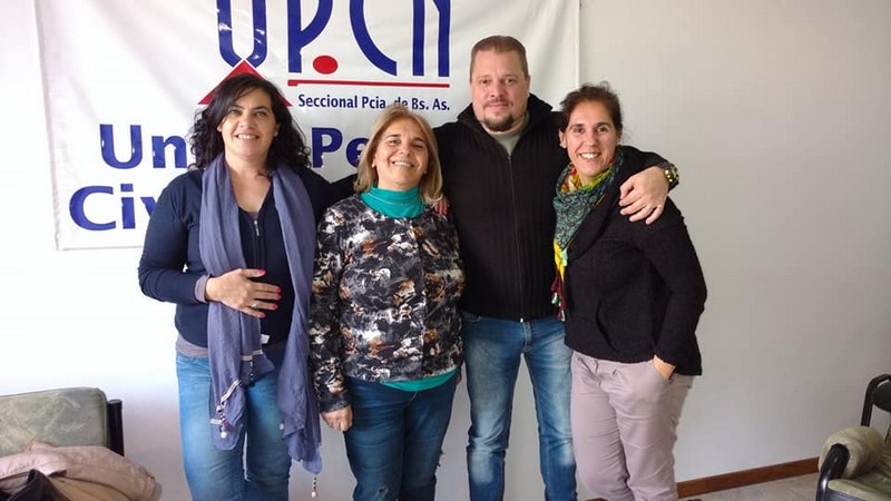 Los subsecretarios Vanesa Beltrán y Adrián Suanno visitaron la delegación de Tres Arroyos