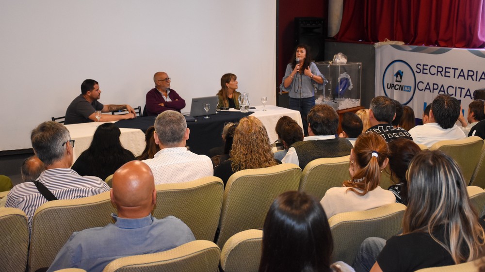 Fabiola Mosquera realizó el cierre del ciclo de Charlas de Conducción Político-Sindical de UPCNBA