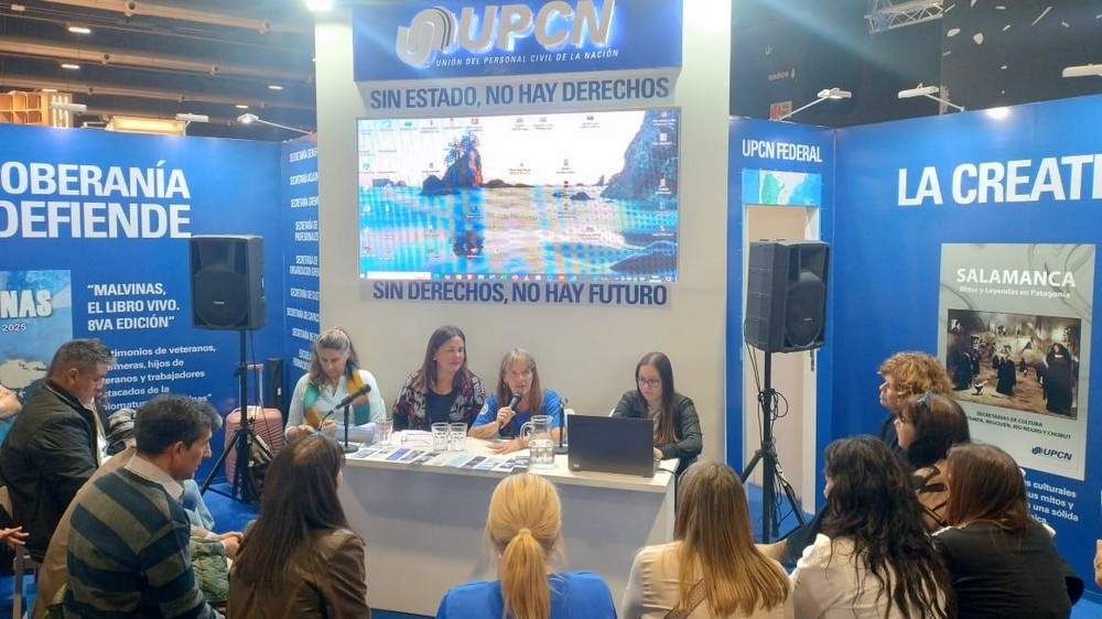 Mujeres UPCNBA participó en la Feria del Libro y presentó iniciativas de formación y fortalecimiento de bibliotecas en seccionales de todo el país