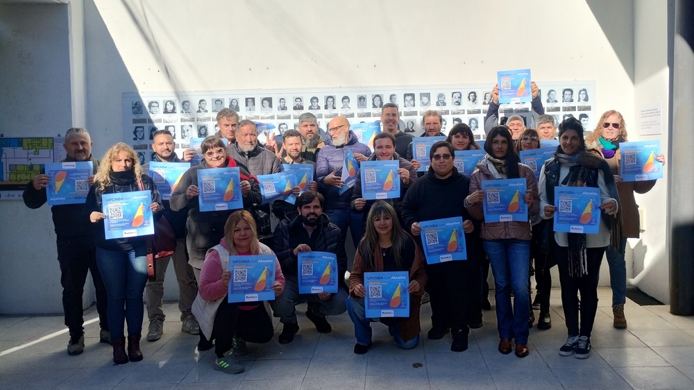 Dirigentes de UPCNBA realizaron una visita al Espacio para la Memoria "Ex Comisaría 5ta. de La Plata"
