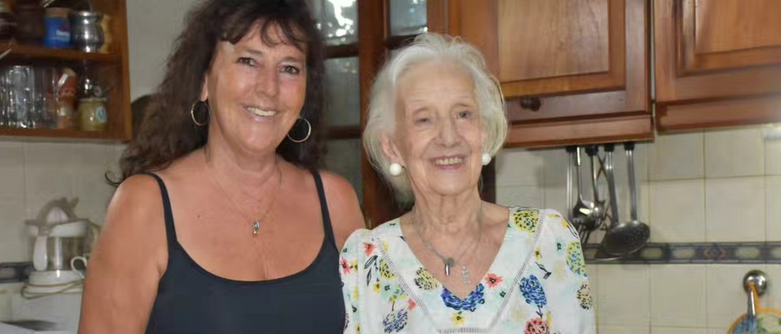 Fabiola Mosquera se reunió con Estela de Carlotto en su casa de La Plata
