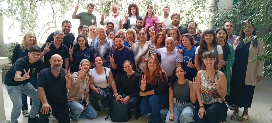 Delegadas y delegados de UPCNBA participaron de una jornada de capacitación en el CIPer con la presencia de Andrés Rodríguez
