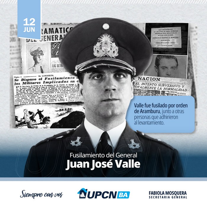 12 de Junio: Fucilamiento del General Valle 2026 
