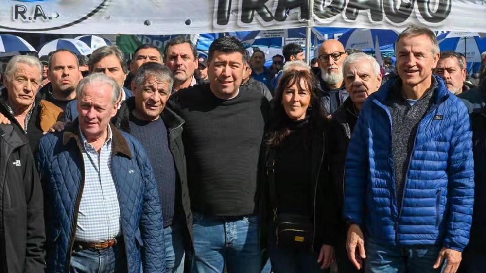 UPCNBA movilizó junto a la CGT por Paz, Pan, Tierra, Techo y Trabajo