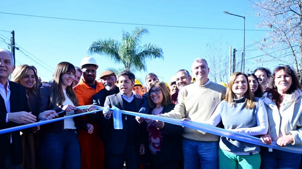 Fabiola Mosquera acompañó al Gobernador Kicillof y al Intendente Alak en la inauguración de la renovada Avenida 60 de Los Hornos