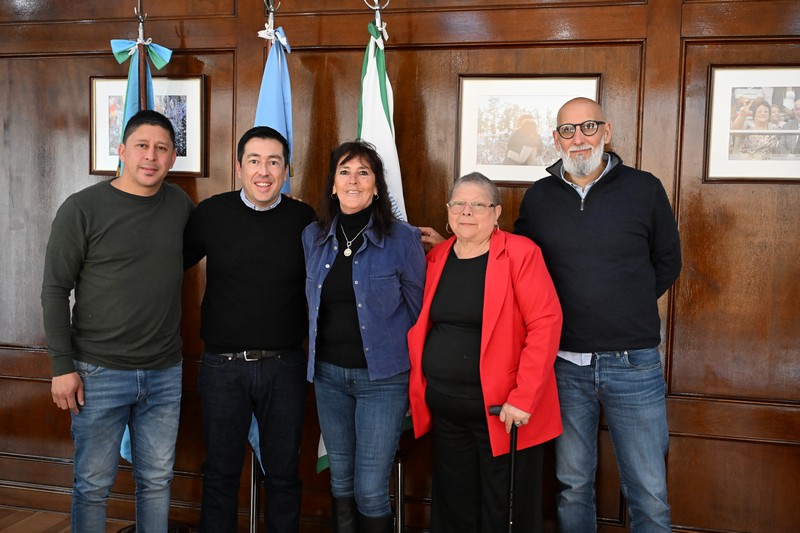 Fabiola Mosquera se entrevistó con el intendente de Malvinas Argentinas, Leonardo Nardini