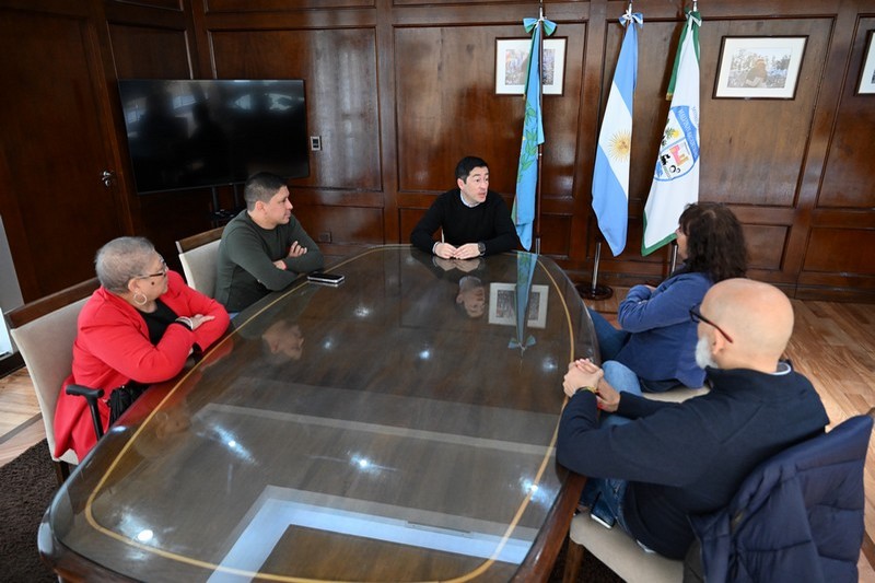 Fabiola Mosquera se entrevistó con el intendente de Malvinas Argentinas, Leonardo Nardini