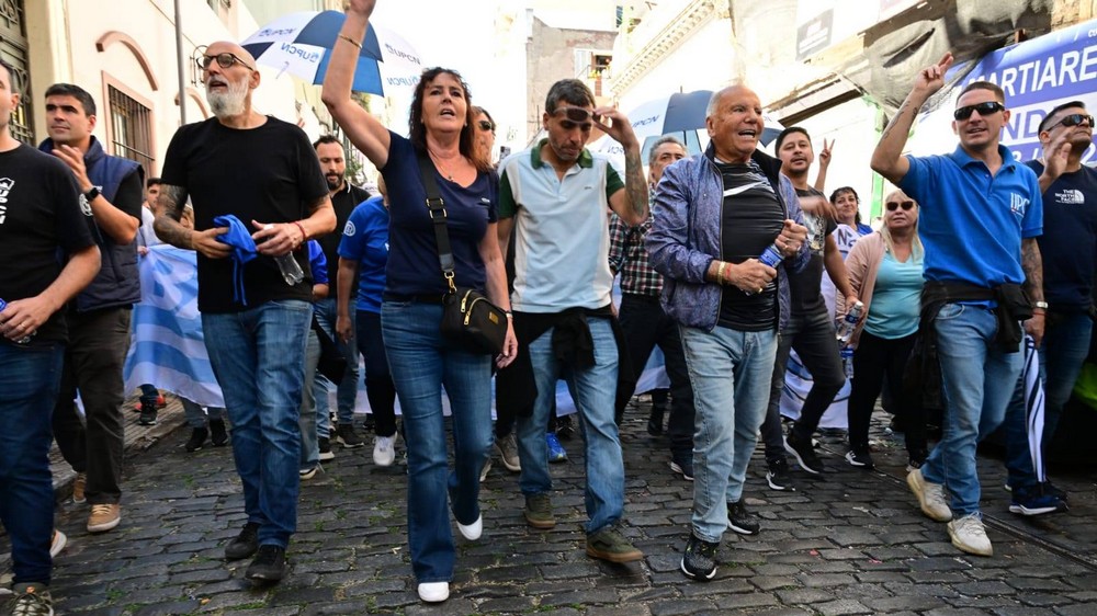 Con Fabiola Mosquera a la cabeza, UPCNBA marchó en defensa del trabajo y los derechos junto a la CGT
