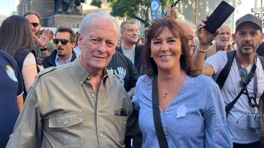 Andrés Rodríguez y Fabiola Mosquera encabezaron la columna de UPCN en la movilización por el 24 de Marzo