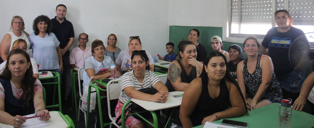 Comenzó en General Rodríguez el curso de Auxiliar en Instituciones Educativas